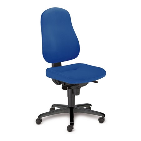 Taurosit Bürostuhl Bizzi deluxe ohne Armlehnen Bezug in Blau