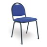 Taurosit Besucherstuhl Ariosa Gestell schwarz Bezug blau