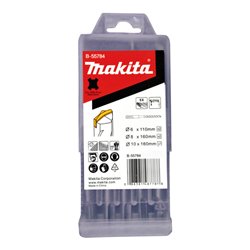 Makita Kombihammer HR2470BX40, inklusive SDS+ Bohrerset