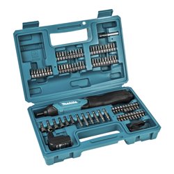 Makita Akku-Knickschrauber DF001DW 3,6V mit 81-teiligen Transportkoffer