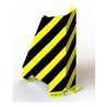 Meta Rammschutz U schwarz + gelb Höhe 400 mm + 4 Schraubankern