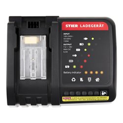STIER Akku-Ladegerät für Makita Akkus 14,4 - 18 V
