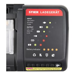 STIER Akku-Ladegerät für Makita Akkus 14,4 - 18 V