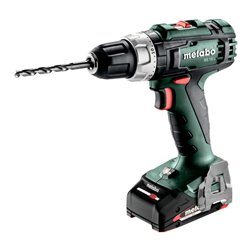 Metabo Akku-Bohrschrauber BS 18 L metaBOX 145 18V 2x2Ah Li-Power + SC 30