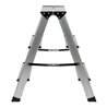 STIER Klapptritt 2x3 Stufen beidseitig begehbar Tragfähigkeit 150 kg DIN EN 131