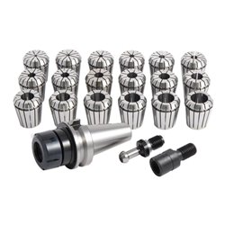 Optimum Spannzangenfutterset MK2/M10/ ER25 mit 15 Spannzangen Ø1,5 - 16mm