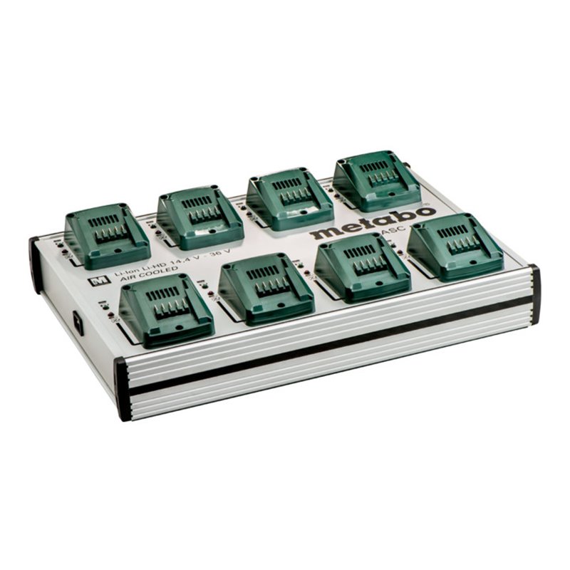 Metabo Ladestation ASC multi 8, 14,4-36 V, 'AIR COOLED', EU