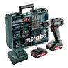 Metabo Akku-Bohrschrauber BS 18 L Set Mobile Werkstatt Kunststoffkoffer 18V 2x2Ah Li-Ion + SC 30