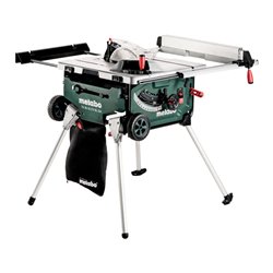 Metabo Akku-Tischkreissäge TS 36-18 LTX BL 254 + Untergestell und Trolleyfunktion + 4x18V/ + ASC Ultra