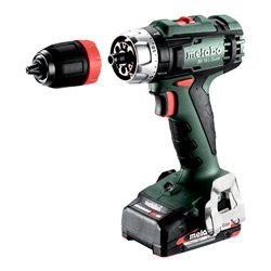 Metabo Akku-Bohrschrauber BS 18 L Quick metaBOX 145 18V 2x2Ah Li-Power + SC 30