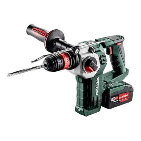 Metabo Akku-Kombihammer KHA 18 LTX BL 24 Quick mit Metabo-Quick-Wechselfutter Kunststoffkoffer 18V 2x4Ah Li-Ion + ASC 55