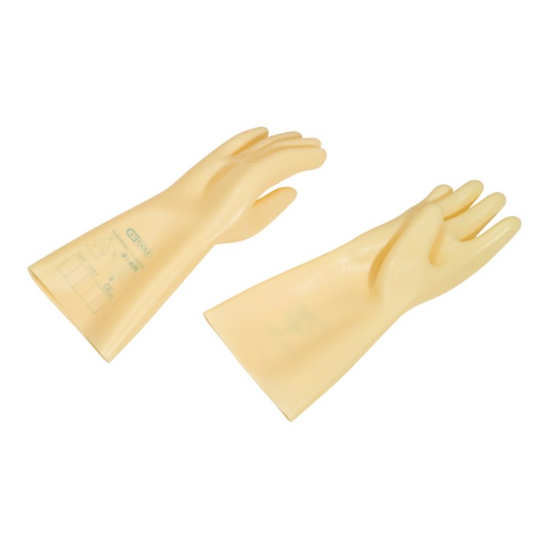 KS Tools Isolierter Elektriker-Schutzhandschuh Naturlatex, Größe 10, Prüfzertifikat 7500V