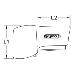 KS Tools Isolierte Abdeck- und Schutzhaube, 130 mm Länge 130/100
