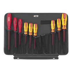 KS Tools Isolierter Werkzeugsatz für Hybridfahrzeuge, 51-teilig