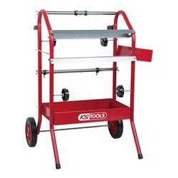 KS Tools Papierwagen mit 2 Ebenen