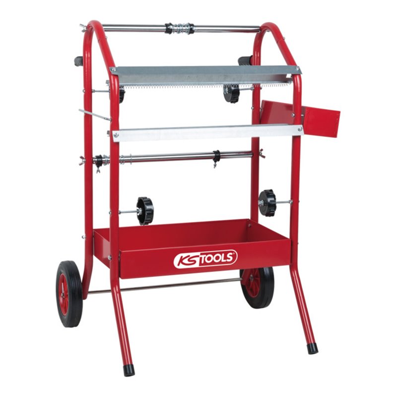 KS Tools Papierwagen mit 2 Ebenen
