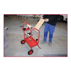 KS Tools Papierwagen mit 2 Ebenen