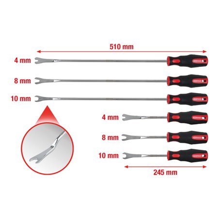 KS Tools Clip-Löse-Satz,6-tlg.