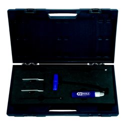 KS Tools Ziehmesser-Satz mit Schnellwechselsystem, 10-teilig