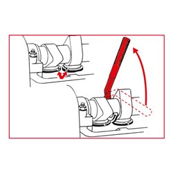 KS Tools Tassenstößel-Niederdrücker