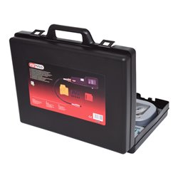 KS Tools Kompressions-Druckprüfgerät für Benzinmotoren mit Diagrammschreiber, 58-teilig