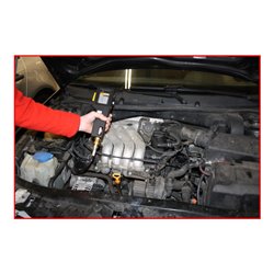 KS Tools Kompressions-Druckprüfgerät für Benzinmotoren mit Diagrammschreiber, 58-teilig