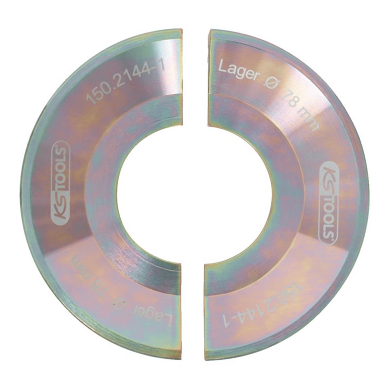 KS Tools Halbschalen-Satz, 2 tlg. (gold)