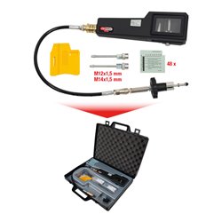 KS Tools Kompressions-Druckprüfgerät für Dieselmotoren mit Diagrammschreiber, 53-teilig