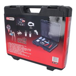 KS Tools KFZ Druck- und Unterdruckpumpen-Satz, 7-teilig