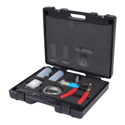 KS Tools KFZ Druck- und Unterdruckpumpen-Satz, 7-teilig