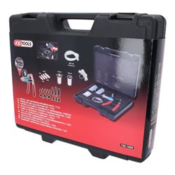 KS Tools KFZ Druck- und Unterdruckpumpen-Satz, 7-teilig