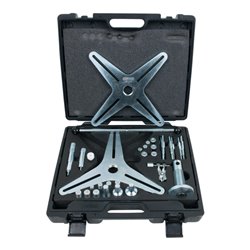 KS Tools SAC Kupplungswerkzeug-Satz (3-und 4-Loch-Teilung), 37-teilig