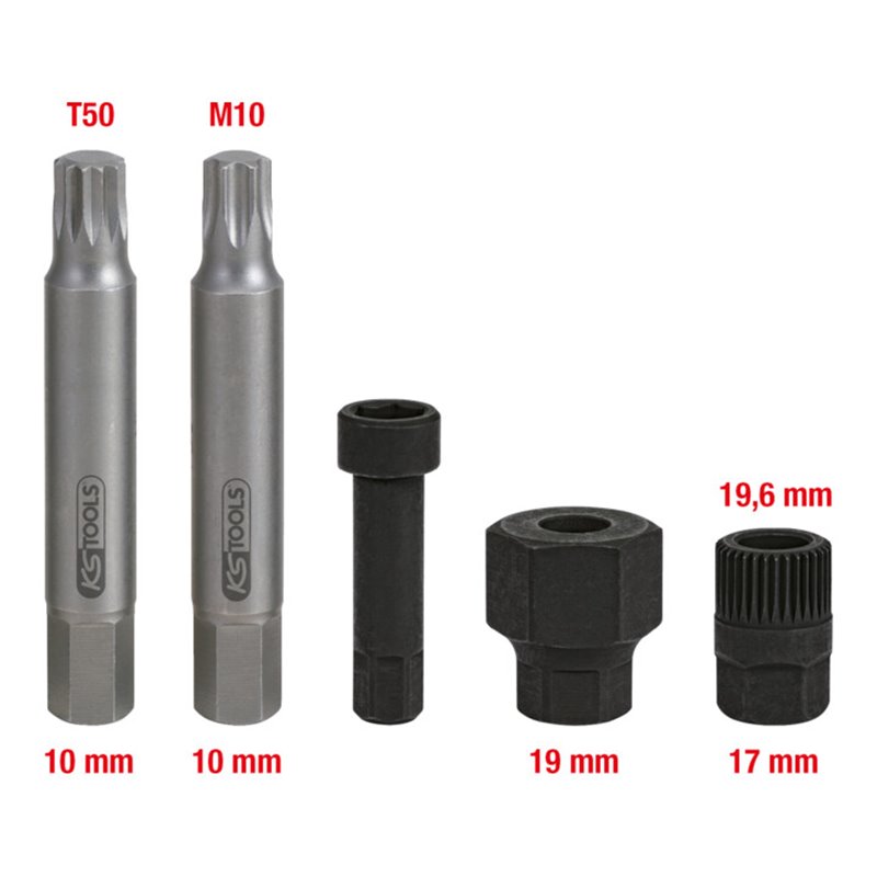 KS Tools Lichtmaschinen-Kombischlüssel-Satz, 5-teilig