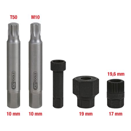 KS Tools Lichtmaschinen-Kombischlüssel-Satz, 5-teilig