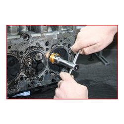 KS Tools Universal Ventilfräser-Satz zur Ventilsitzbearbeitung, 11-teilig