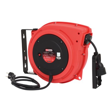 KS Tools Werkstatt-Kabelaufroller, 20m