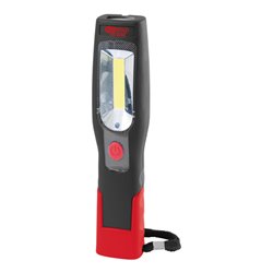 KS Tools Mobile LED Werkstatt-Handlampe mit 39 (30+9) ultrahellen LEDs