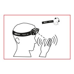 KS Tools perfectLight Kopflampe mit Bewegungssensor 120 Lumen