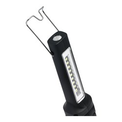 KS Tools LED-Akku-Arbeitslampe, knickbar, 9 + 1 LEDs