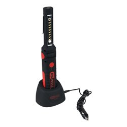 KS Tools LED-Akku-Arbeitslampe, knickbar, 9 + 1 LEDs