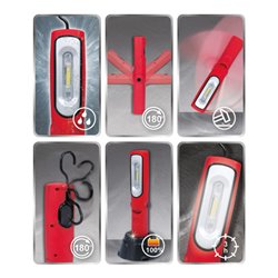 KS Tools LEDMAX POWER STRIPE LED-Akku-Arbeitslampe, knickbar