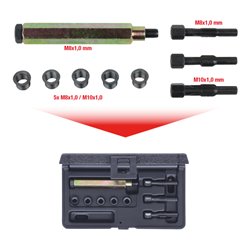 KS Tools THREADfix Reparatur-Satz M8x1 f.Glühkerzen,9-teilig