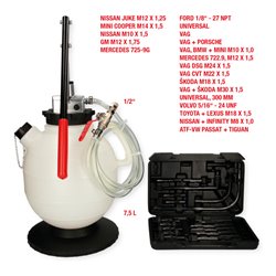 KS Tools Universal Getriebeöl-Füllsystem-Satz mit 20-tlg. Adaptersatz