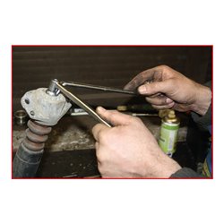 KS Tools Spezial Stoßdämpfer-Gegenhalter-Schlüssel, 5,2x8/6,3x9mm