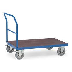 fetra Schiebebügelwagen, Tragkraft 1200kg, Elastic-Reifen