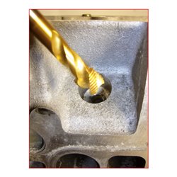 KS Tools Universal Glühkerzen-Ausbohrsatz M12 x 1,25