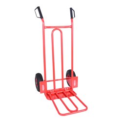 KS Tools Transport-Stapelkarre mit Luftbereifung, 250 kg mit klappbarer Ladefläche