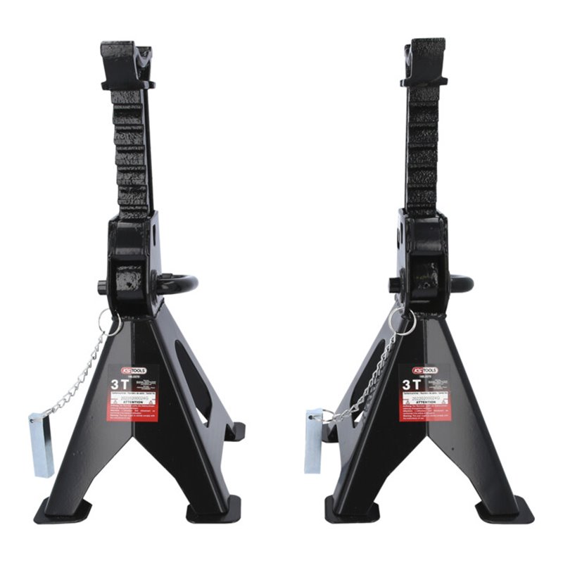 KS Tools Stahl-Unterstellbock mit Schnellverstellung, 3 t, paarweise