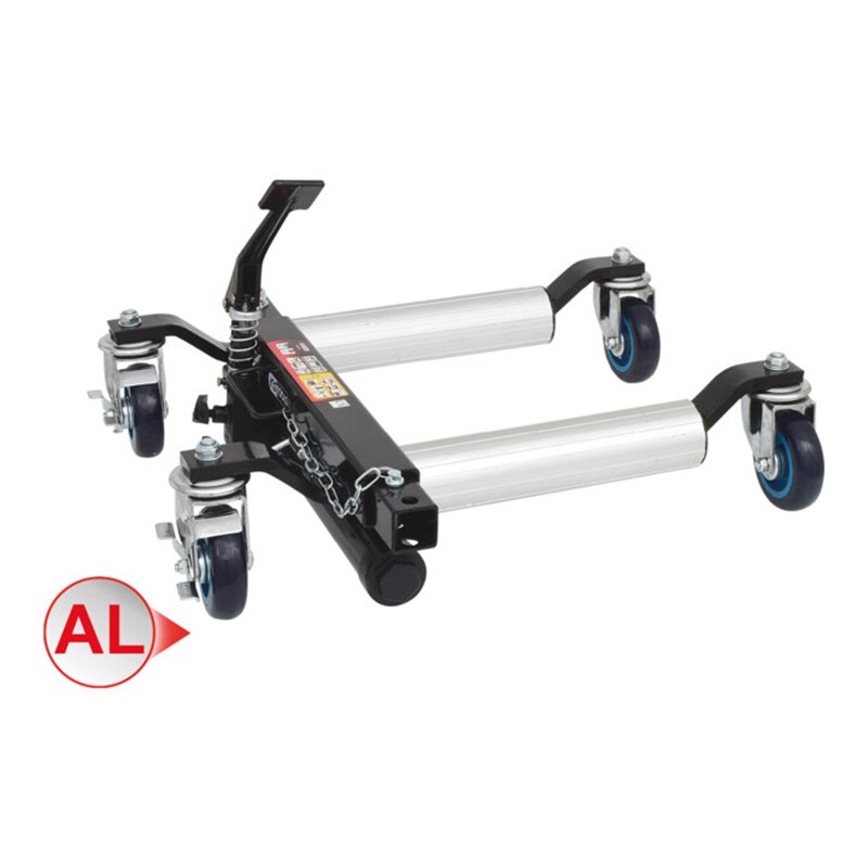 KS Tools Hydraulische Rangierhilfe, Auflagerollen aus Alu