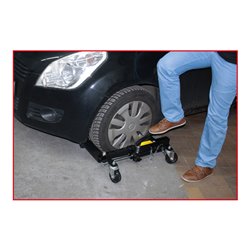 KS Tools Hydraulische Rangierhilfe, Auflagerollen aus Alu